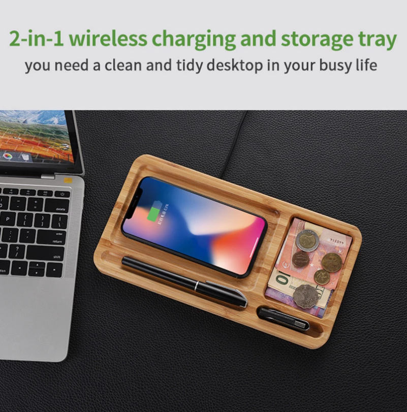 wireless charging through wood