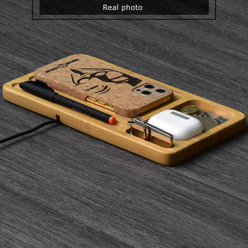 wooden wireless phone charger