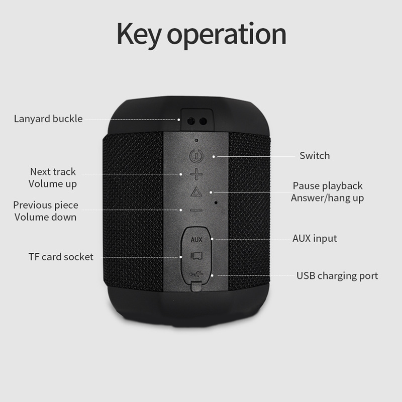 TWS Waterproof Bluetooth speaker TWS Waterproof Bluetooth speaker