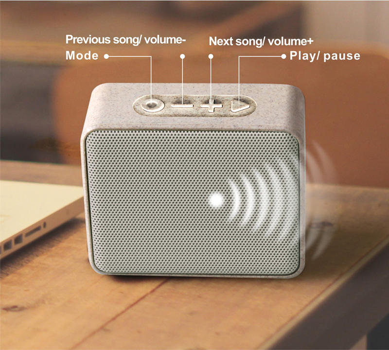Ecological Wheatstraw Bluetooth speaker