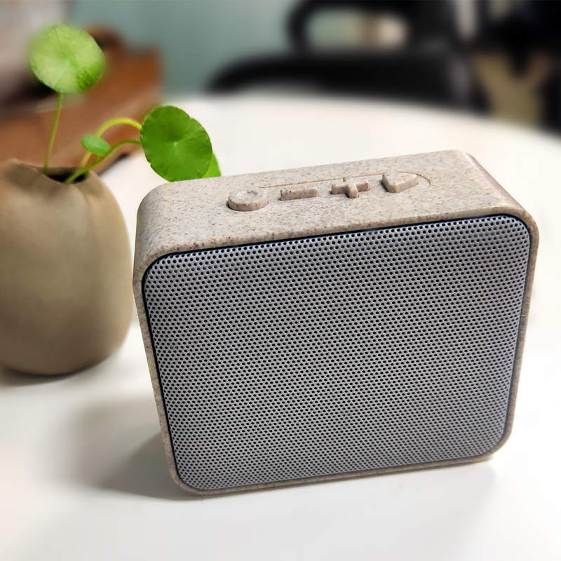 WheatStraw Eco-Friendly Bluetooth Speaker Wholesale Manufacturing