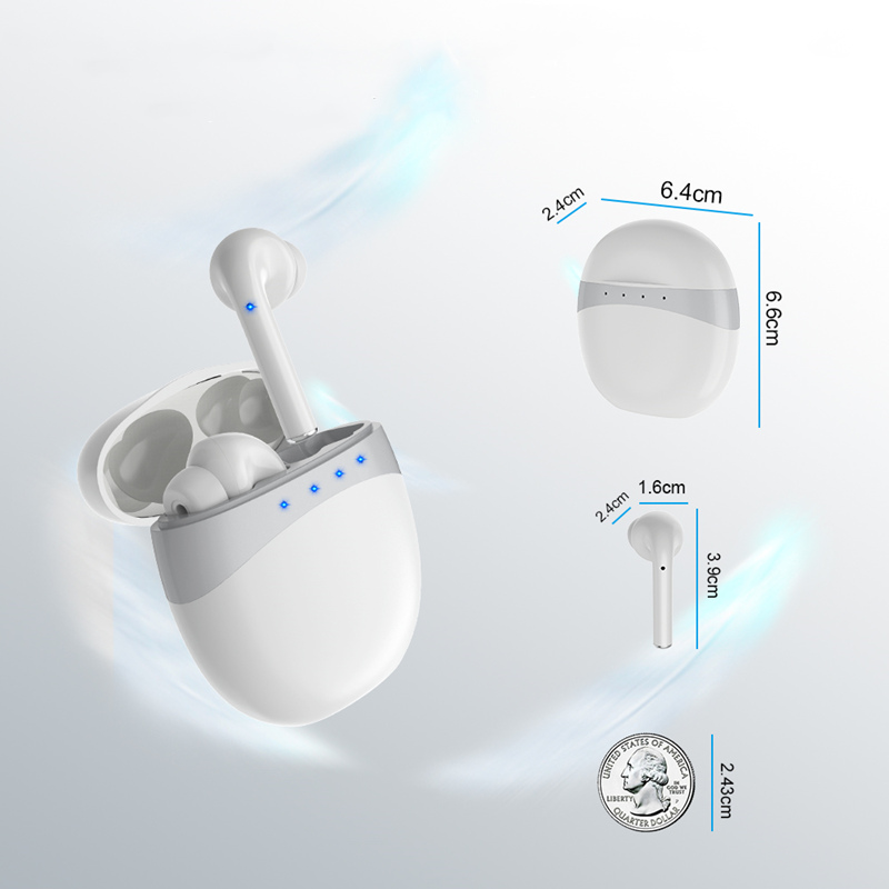 white Wireless Earbuds