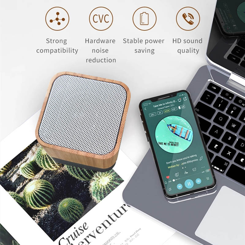 wooden wireless speaker