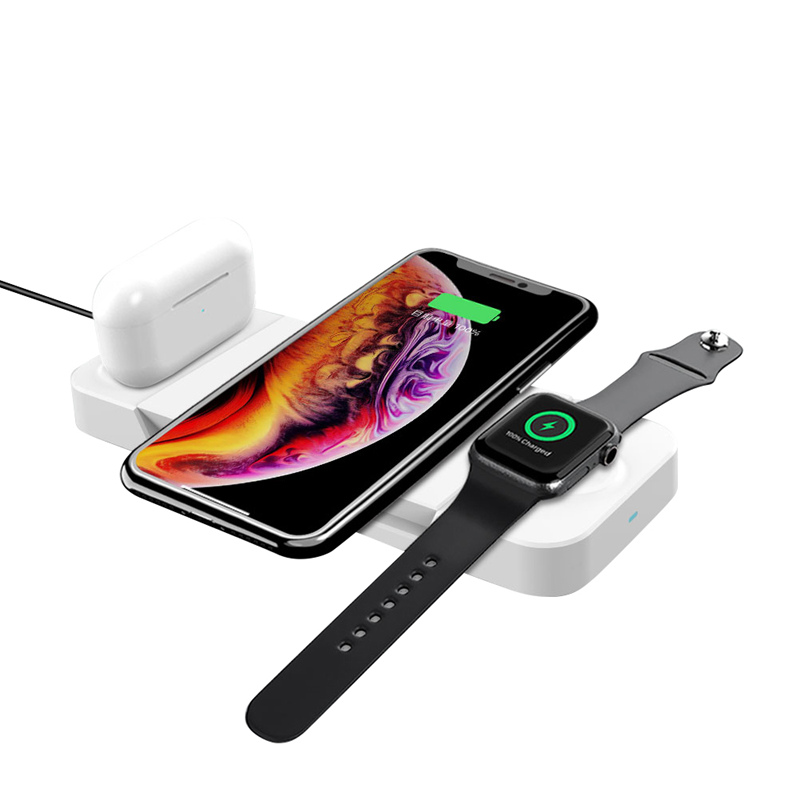 Foldable Fast Wireless Charger for Airpods iPhone iWatch Wireless Charger Manufacturer