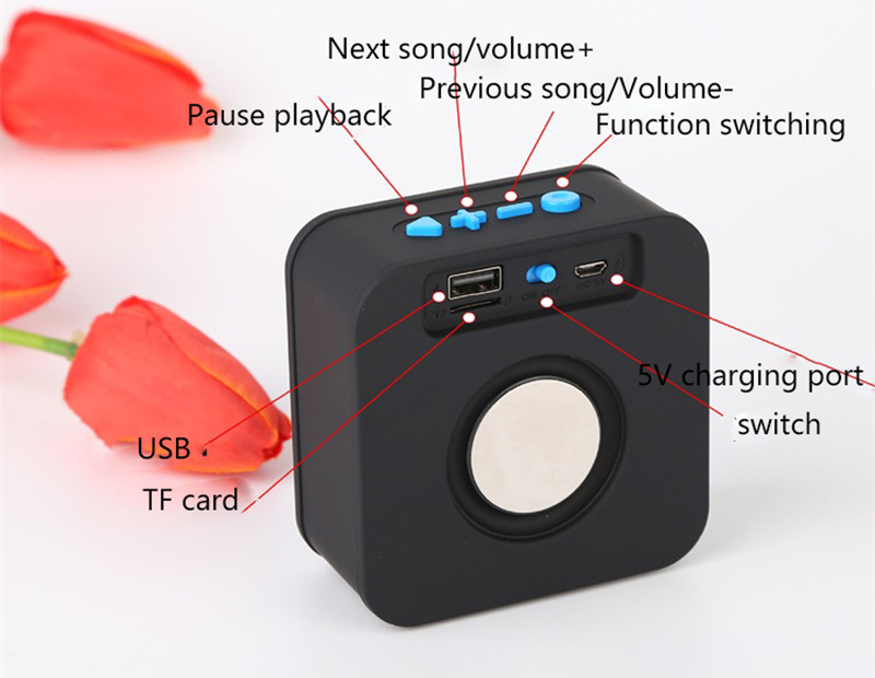 Square Bluetooth speaker