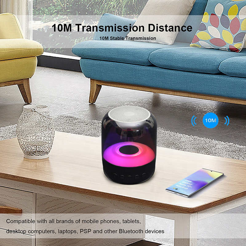 Colorful LED Lamp bluetooth speaker