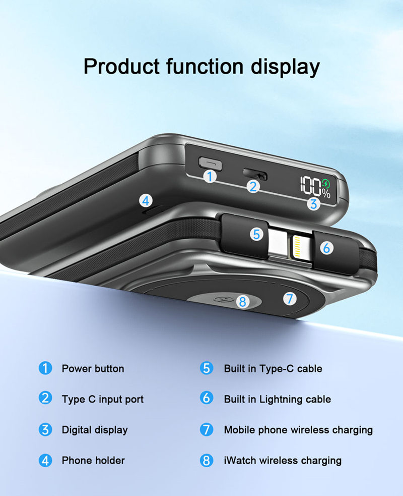 Magsafe Wireless Charger Powerbank 10000mAh