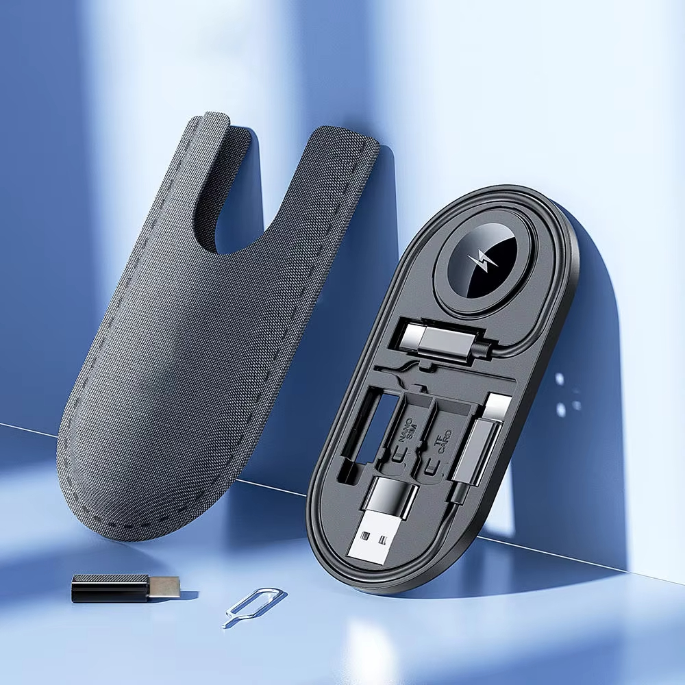 Charging Cable 60W Multi-Functional Integrated Organizer with Wireless Charging