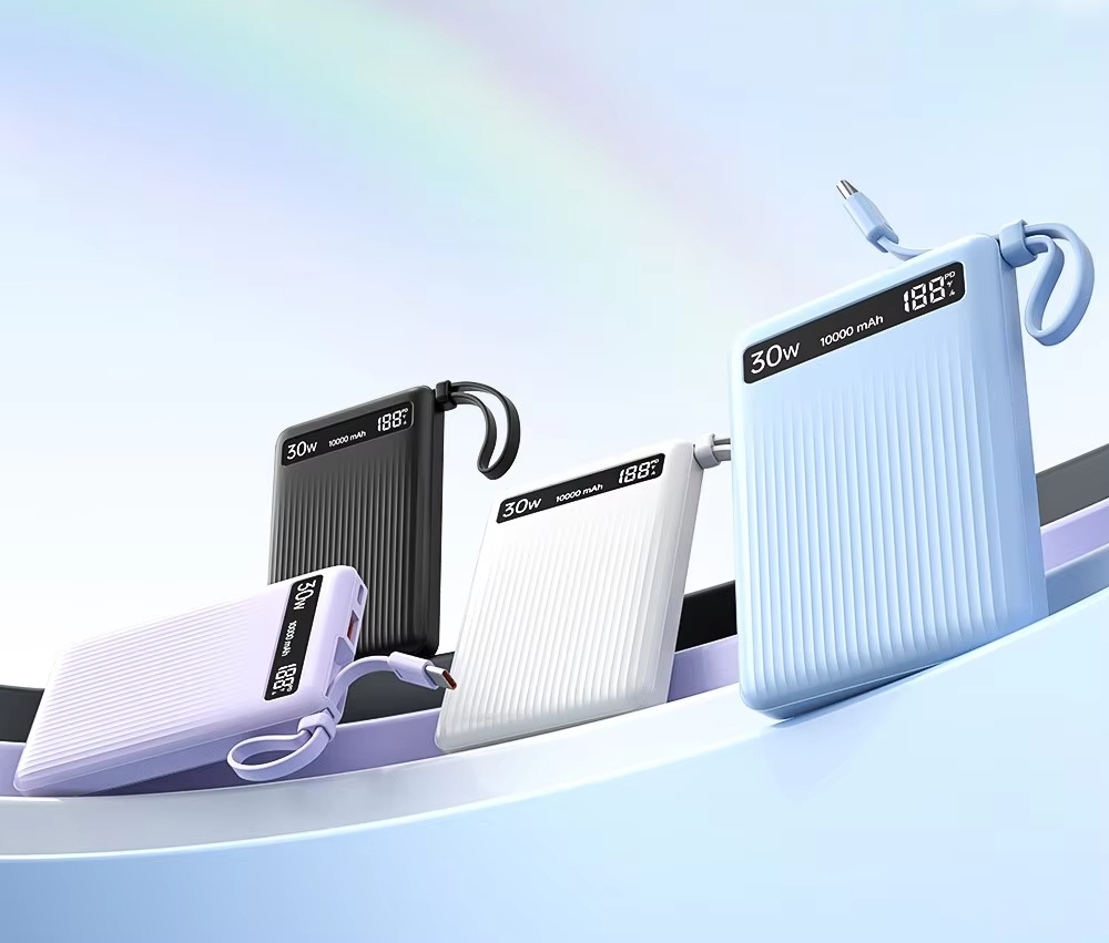 2025 New Trending Designs Super-Fast Charging Charger 10000mAh PD30W Powerbank