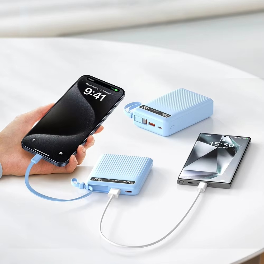 2025 New Trending Designs Super-Fast Charging Charger 10000mAh PD30W Powerbank