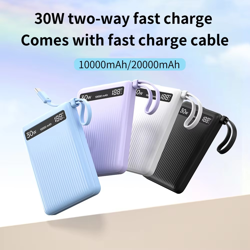 2025 New Trending Designs Super-Fast Charging Charger 10000mAh PD30W Powerbank