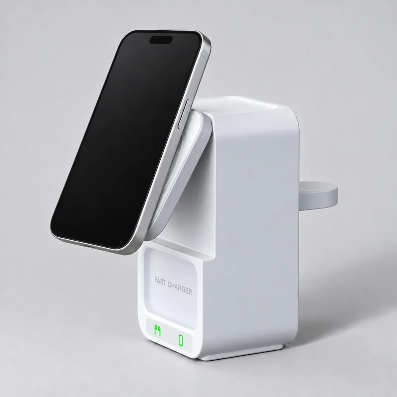 MiBA 5-in-1 15W Wireless Charger Speaker with RGB Night Light