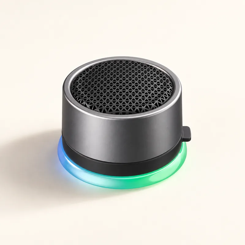 MiBA Magnetic Mini Wireless Speaker with Multicolor Light