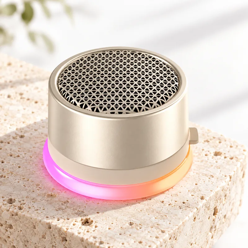 MiBA Magnetic Mini Wireless Speaker with Multicolor Light