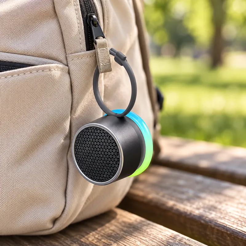 MiBA Magnetic Mini Wireless Speaker with Multicolor Light
