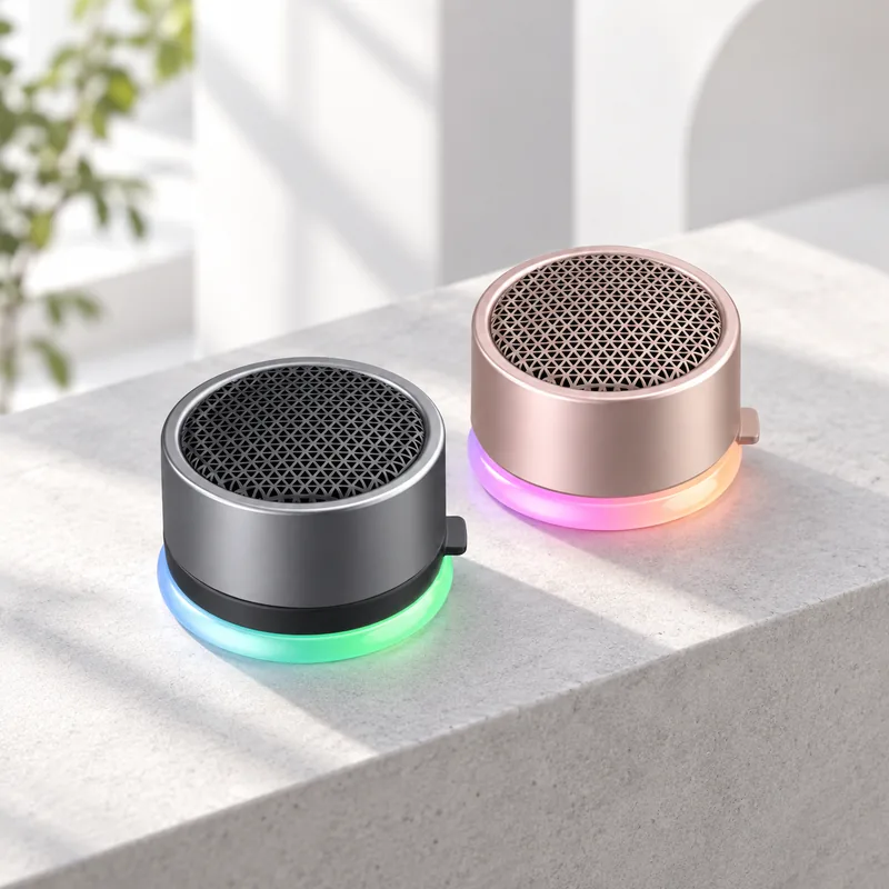 MiBA Magnetic Mini Wireless Speaker with Multicolor Light