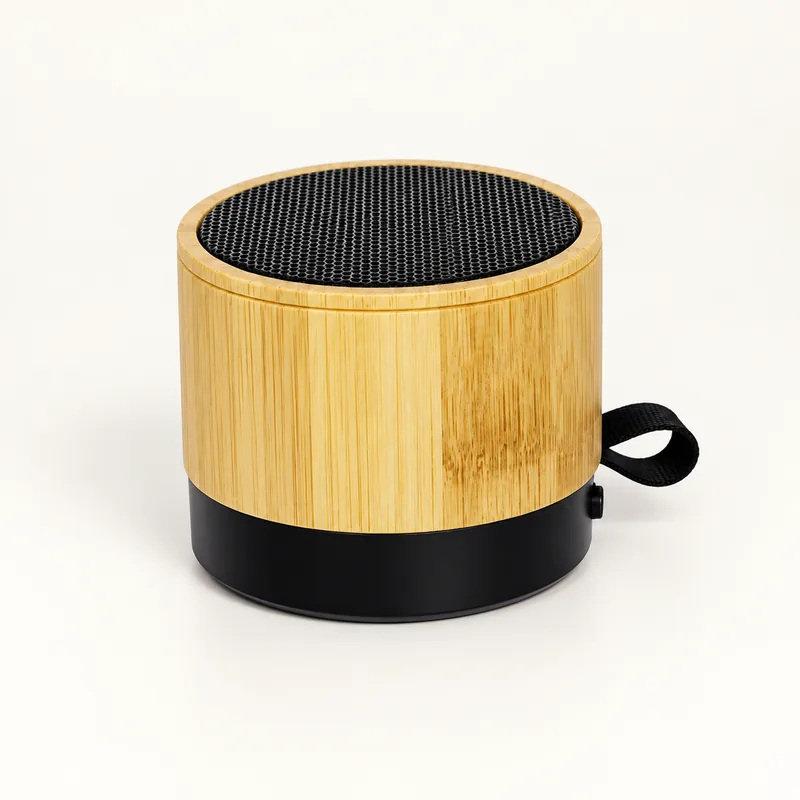 MiBA Bamboo Bluetooth 5.3 Speaker with Removable Battery