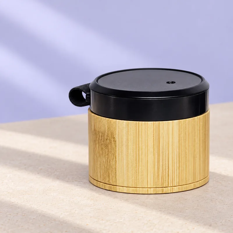 MiBA Bamboo Bluetooth 5.3 Speaker with Removable Battery