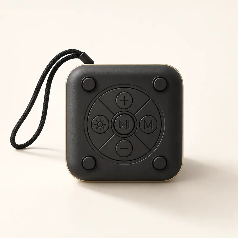 MiBA Mini Bluetooth Speaker with RGB Light and Wrist Strap